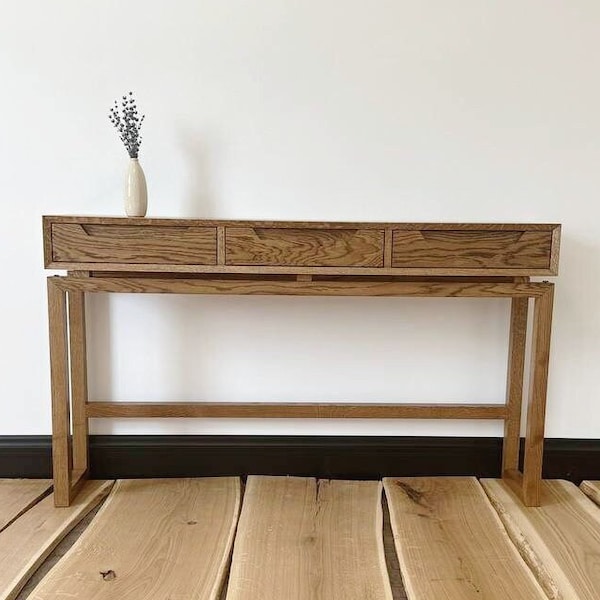Narrow Console Table - Etsy New Zealand