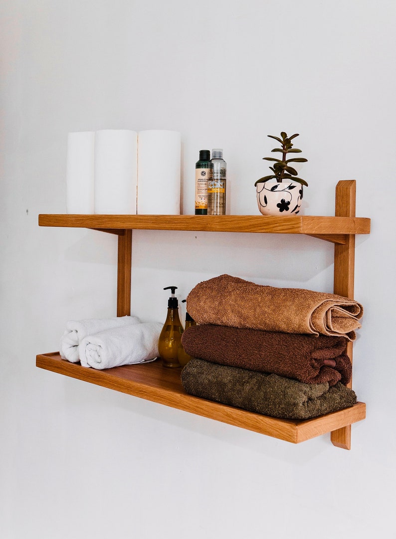 floating shelves, bathroom shelves, wall plant shelves, pantry shelves, kitchen book shelf wood, dark wood shelves, floating bookshelf image 3