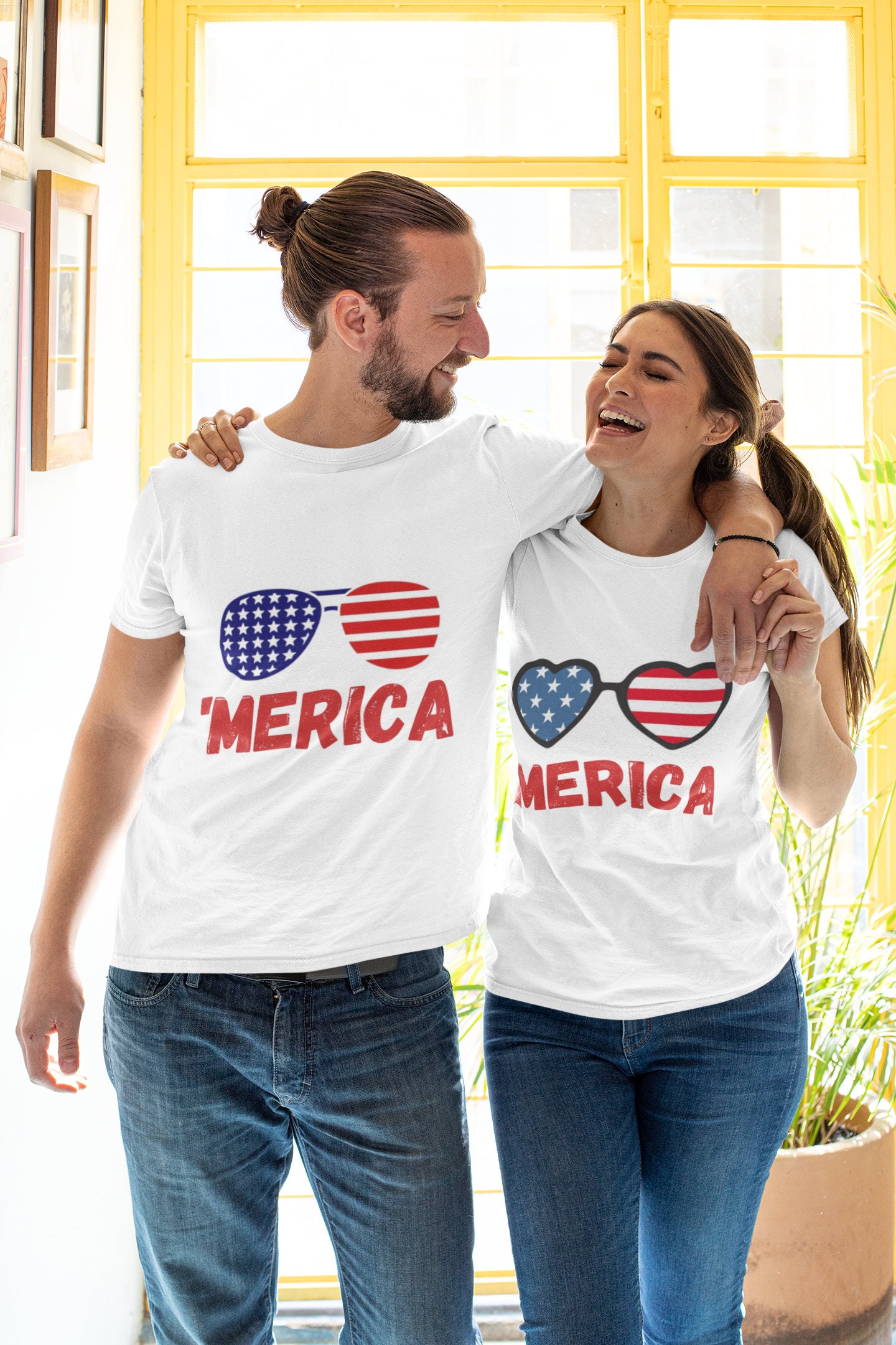 4th Of July Shirt Fourth Of July Couple Shirt Matching Etsy