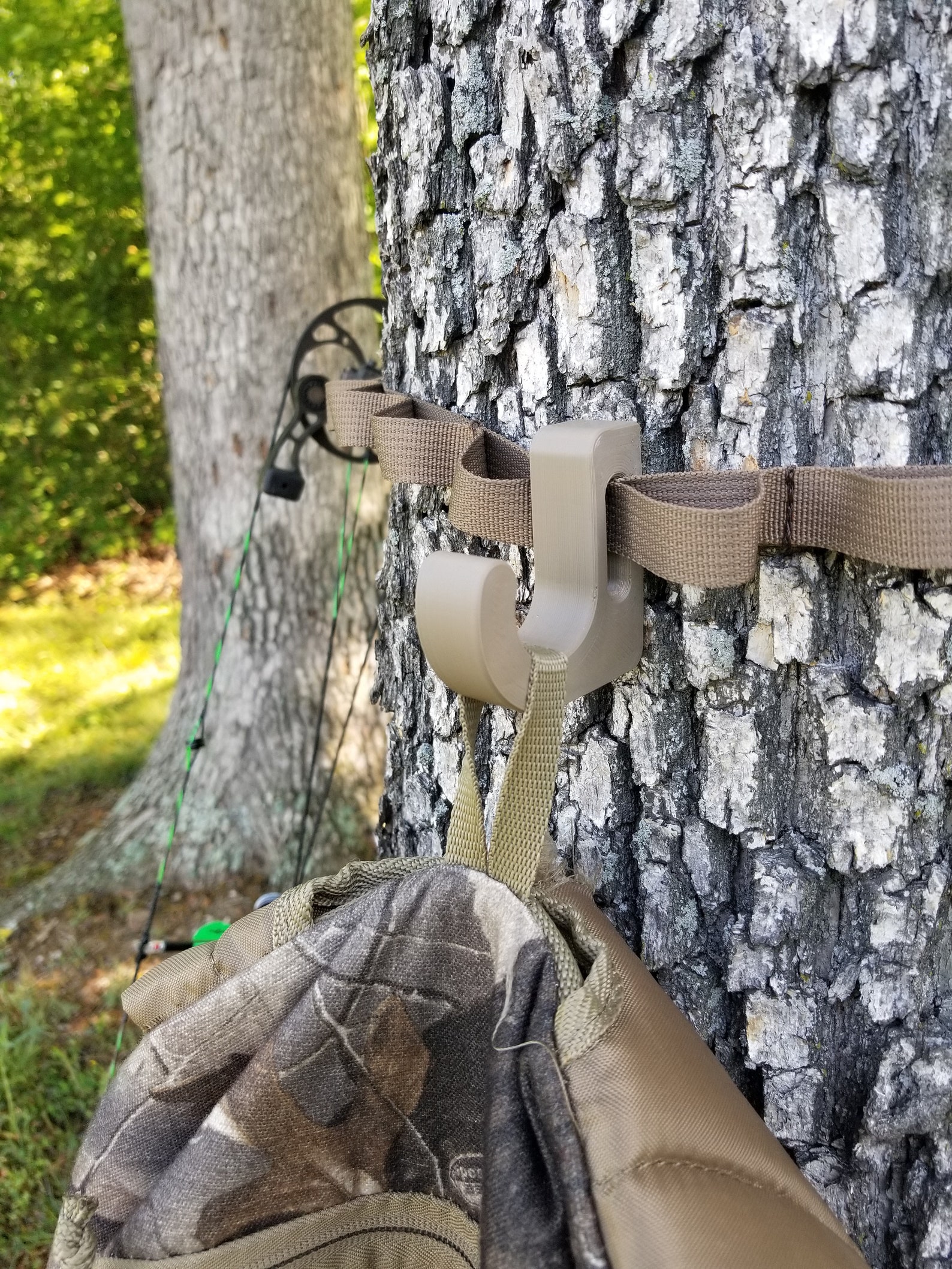 Bow Hanger for Tethrd HYS Strap 3D Printed....public Land Etsy