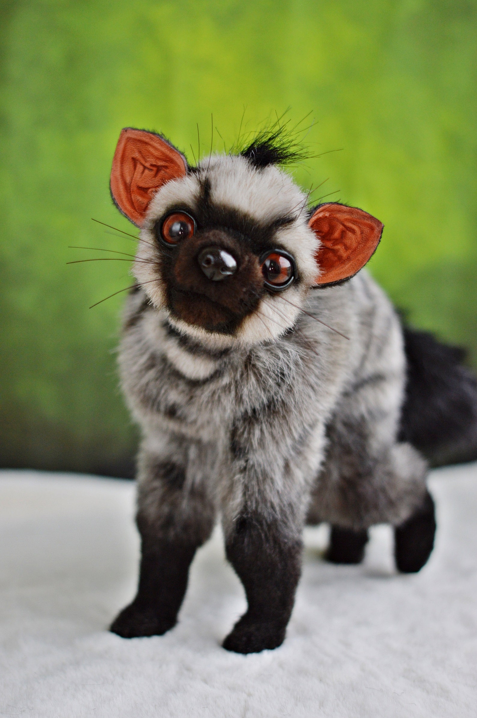 MADE to ORDER / Toy Hyena Cub Striped Hyena realistic | Etsy