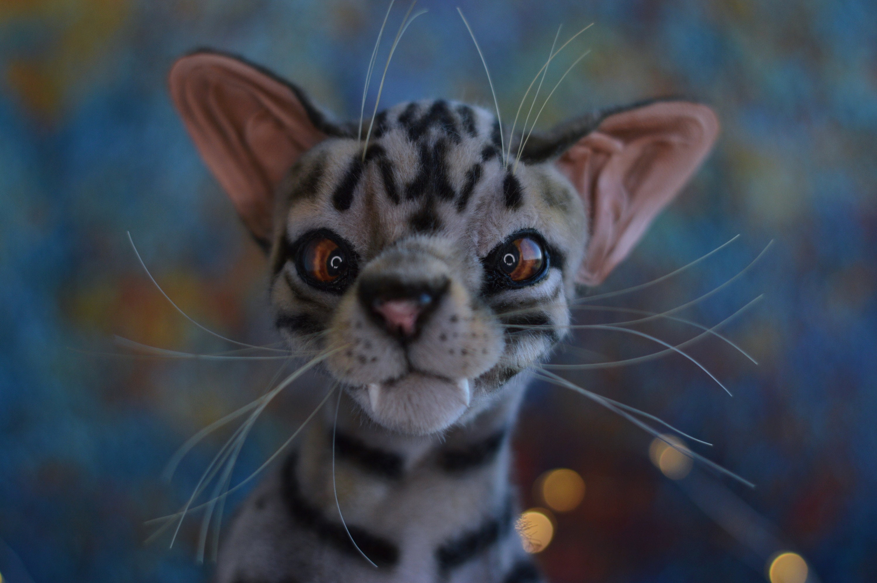 Fait Sur Commande Chat Oriental Animal De Collection Fait A Etsy Canada