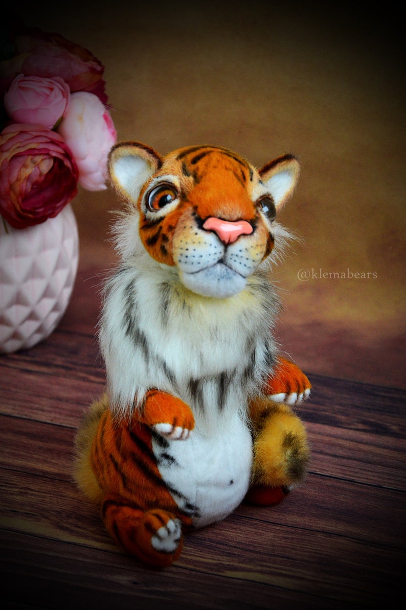 stuffed tiger sewing pattern