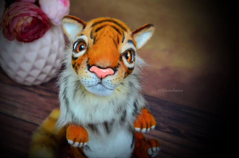 stuffed tiger sewing pattern