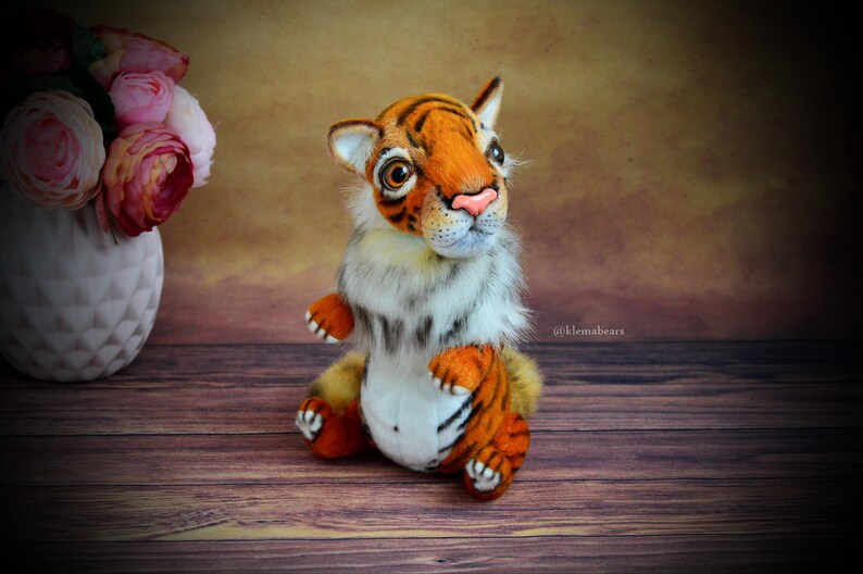 stuffed tiger sewing pattern