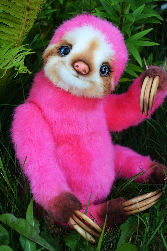 sloth teddy bear