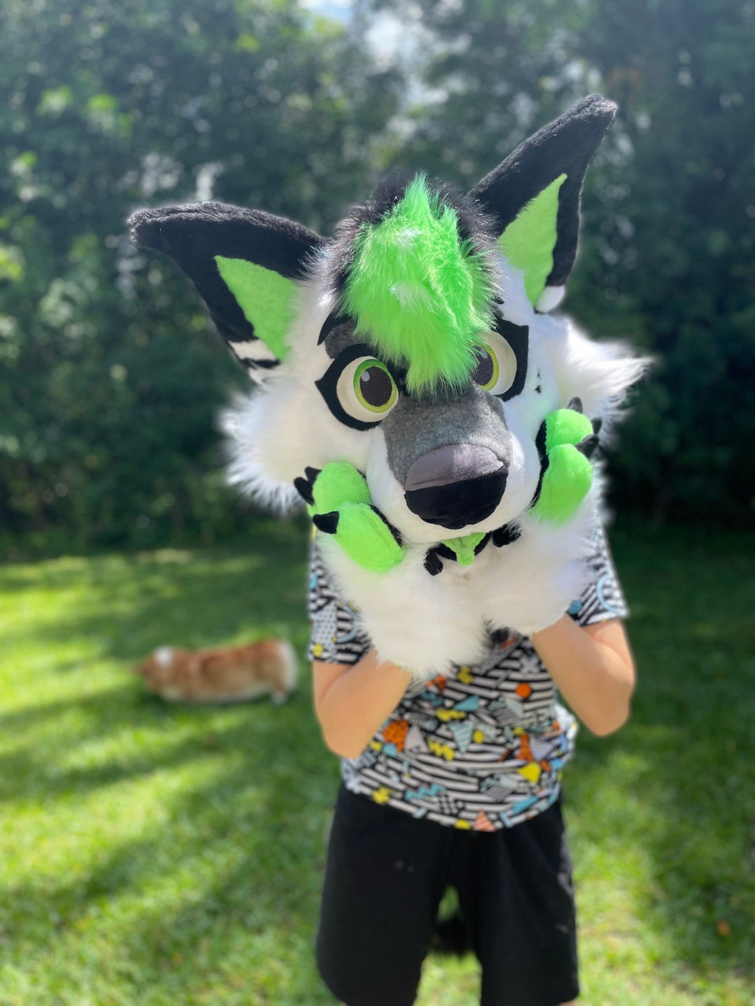 激レア】EGDE FURRY BEAST ファー風ボディスーツ