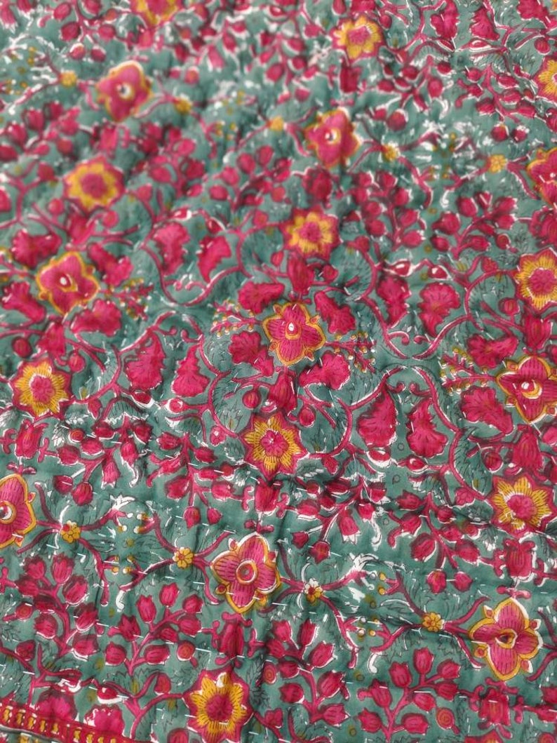 Boho Quilt Set A Beautiful Warm and Light Blanket for Etsy