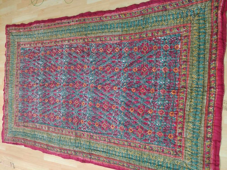 Boho Quilt Set A Beautiful Warm and Light Blanket for Etsy