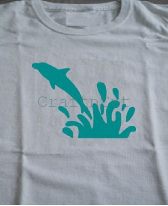 Dolphin Splash Svg Etsy