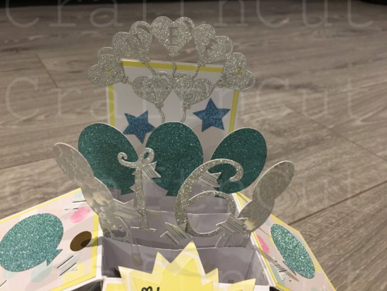 Sweet Sixteen Box Card Etsy UK