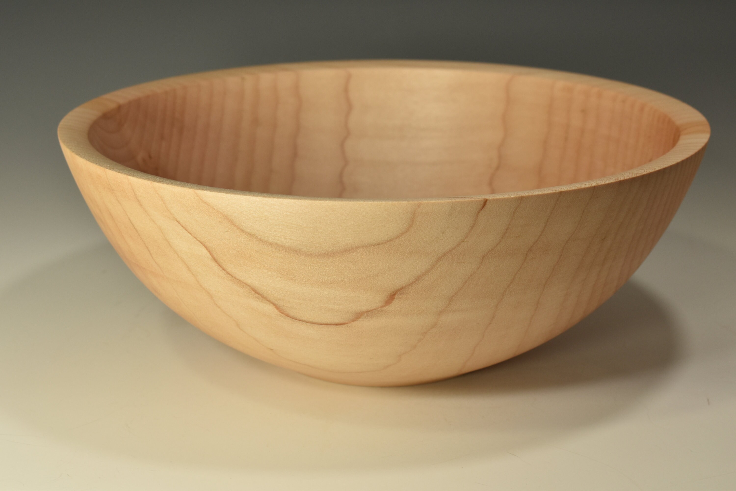 Large Handmade Maple Salad Bowl Made in the USA 10 Inches X 4 Etsy