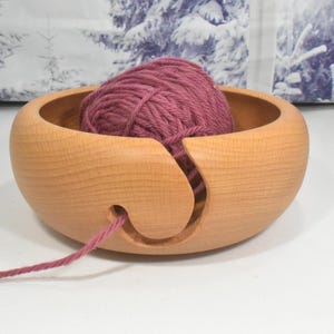 6.75 in x 2.75 in Handmade Beech Bowl  Made in the USA