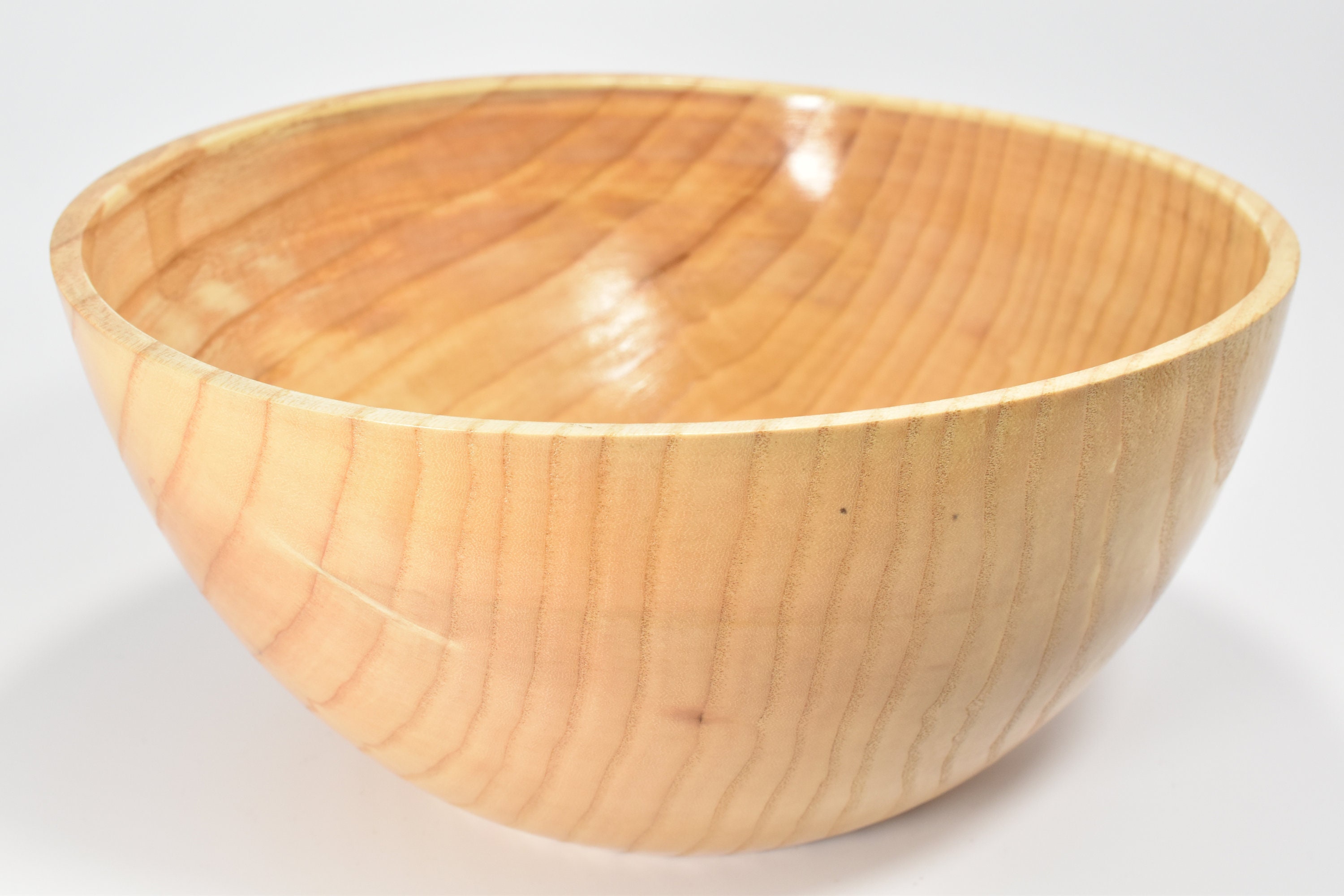 Handmade Glossy Ash Salad Bowl Made in the USA Etsy