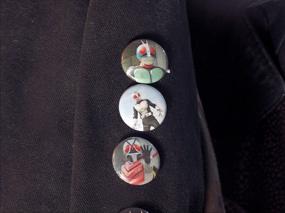Kamen Rider Button Pins Kamen Rider Button Pins