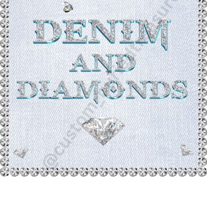 Denim & Diamonds PNG JPEG