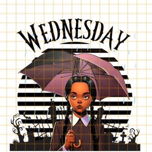 Black Wednesday PNG, Black Wednesday Addams, Black Wednesday T-Shirt PNG