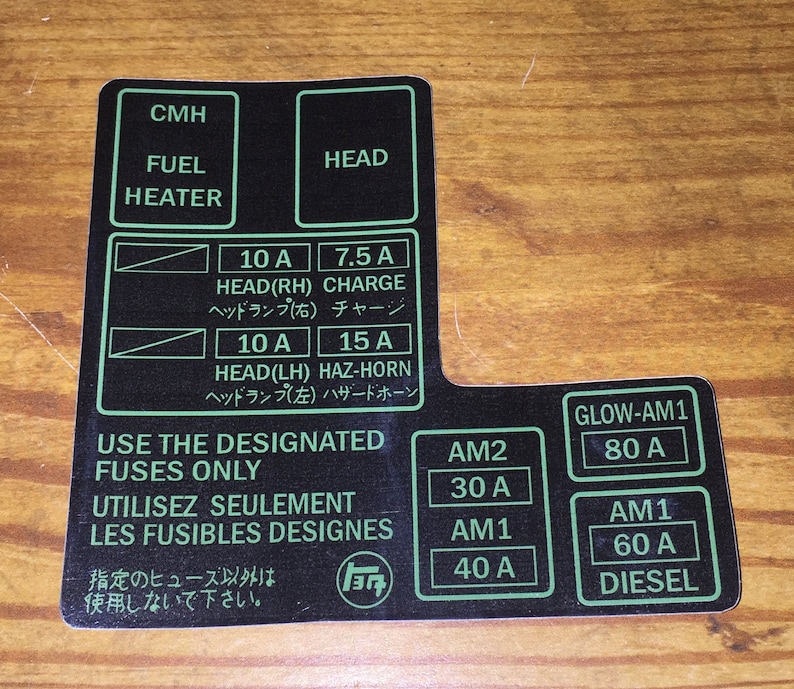 94 4runner Fuse Box Diagram - Wiring Diagrams