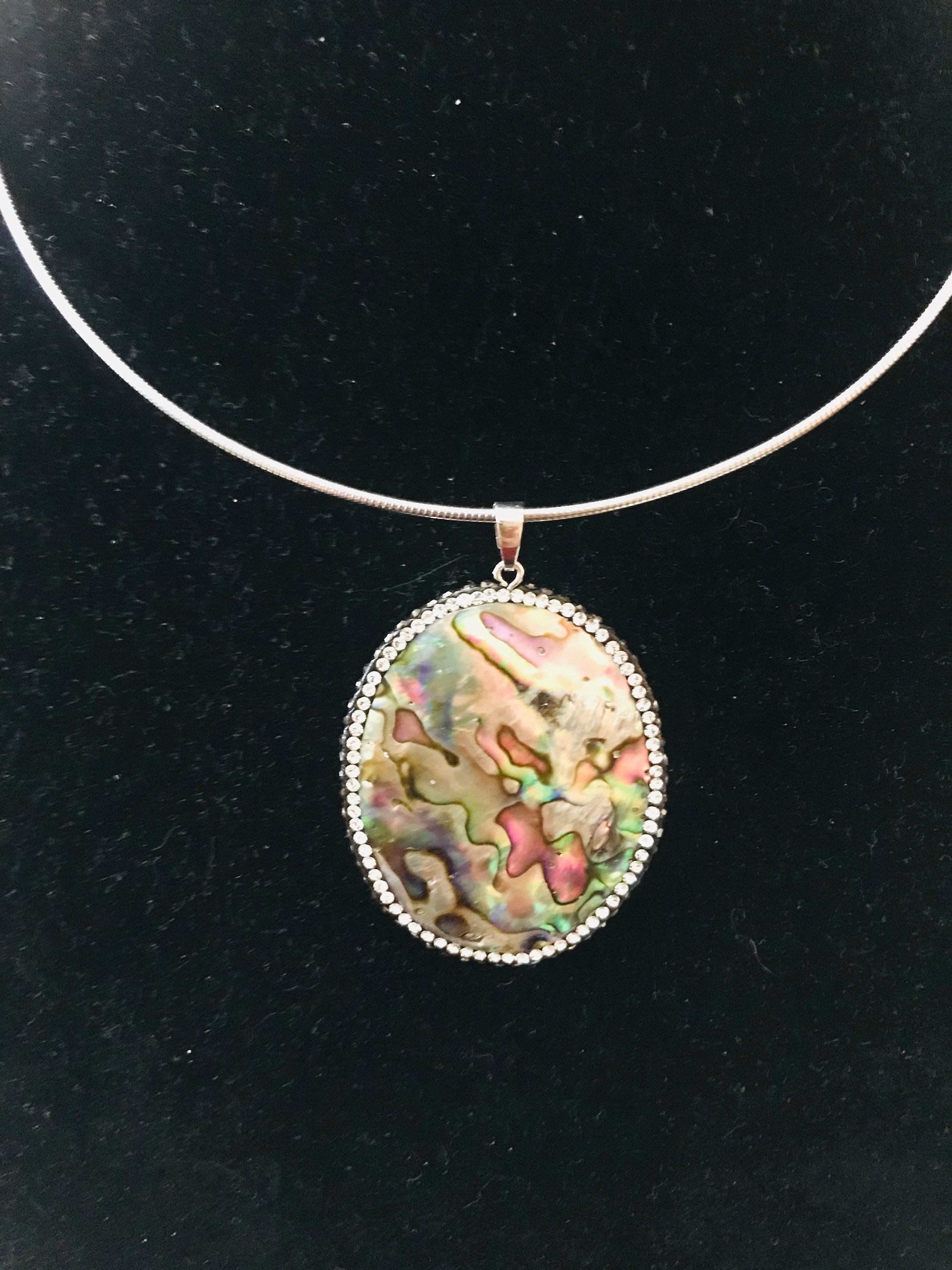 mother of pearl choker