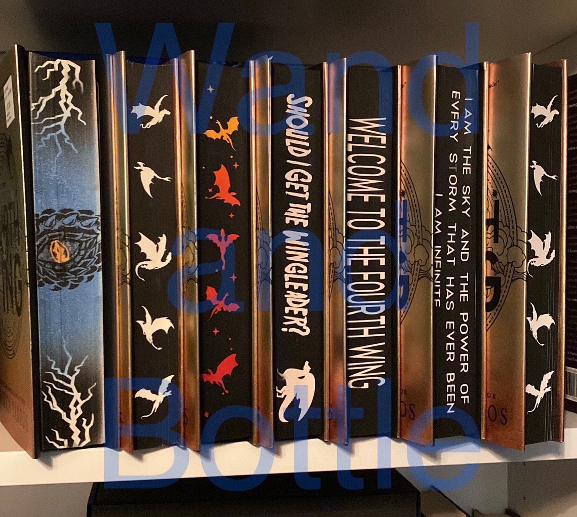 Fourth Wing Handsprayed Edges . Fourth Wing Special Edition. Etsy