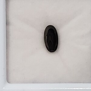 Elite Shungite loose gemstone 10x5 mm elongated oval .70tcw