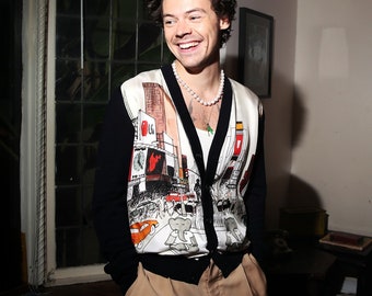Harry Styles Inspired Pearl Necklace - Etsy