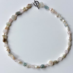 Le collier « Angela » ! | collier de perles | de perles d'eau douce étoile | collier de perles de fée pastel |