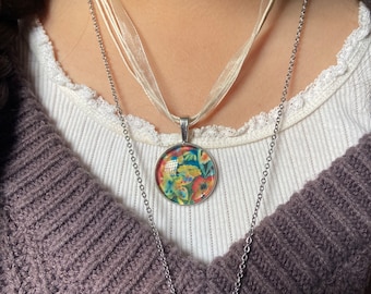 Adrianne Lenker “songs” necklace | Album Inspired Necklace | ribbon album pendant necklace