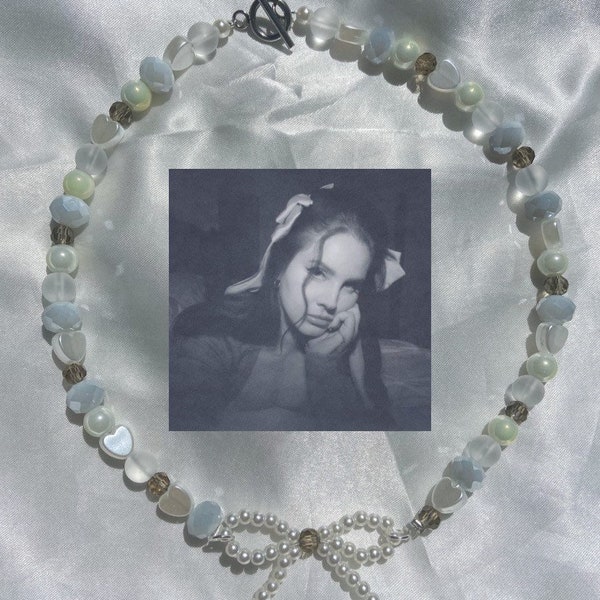 Lana Del Rey Inspired beaded necklace! | did you know there’s a tunnel under ocean Blvd | lana del Rey necklace | ultra violence |
