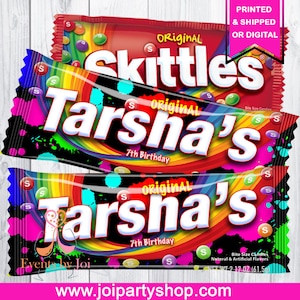 Glow Party Skittles, Glow Party, Glow Party Favors, Glow Party Wrapper, Glow Party Candy, Digital, Printed, Glow Party Treats