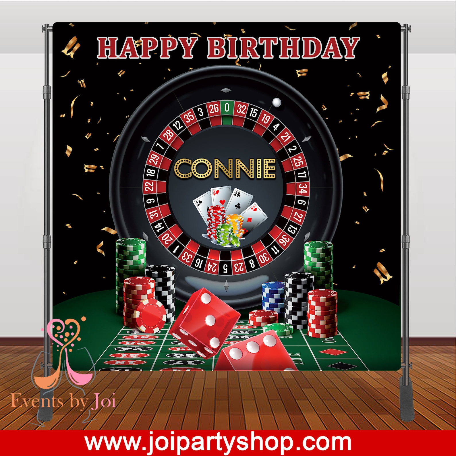 Casino Backdrop Vegas Backdrop Casino Night Banner Poker Etsy