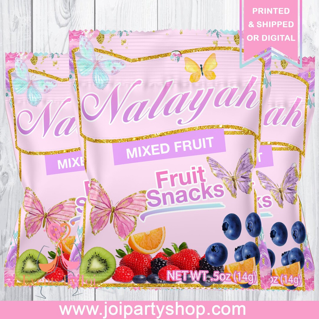 Butterfly Fruit Snacks Butterfly Fruit Snacks Butterfly Etsy