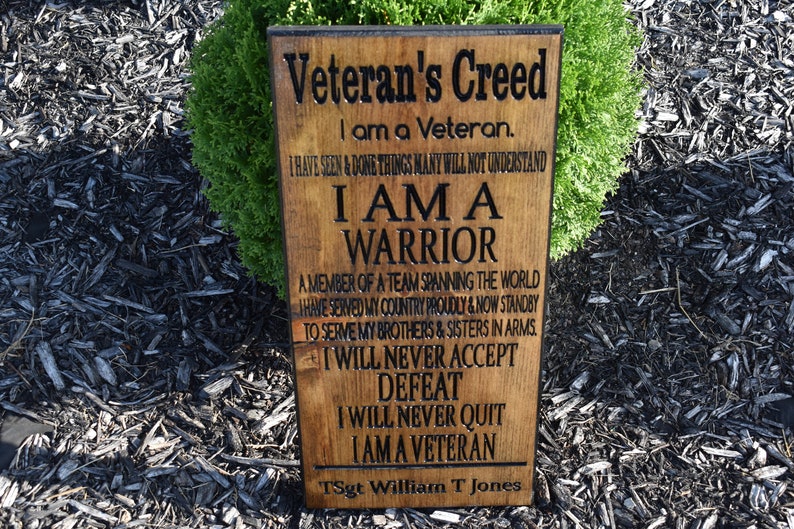 Military Decor,Personalize,Veterans Gift,Gifts For Men,Mens Gift,Military Gifts,Gift For Men,Wooden Sign,Wooden Signs,Wood Signs,Woodcarving image 5