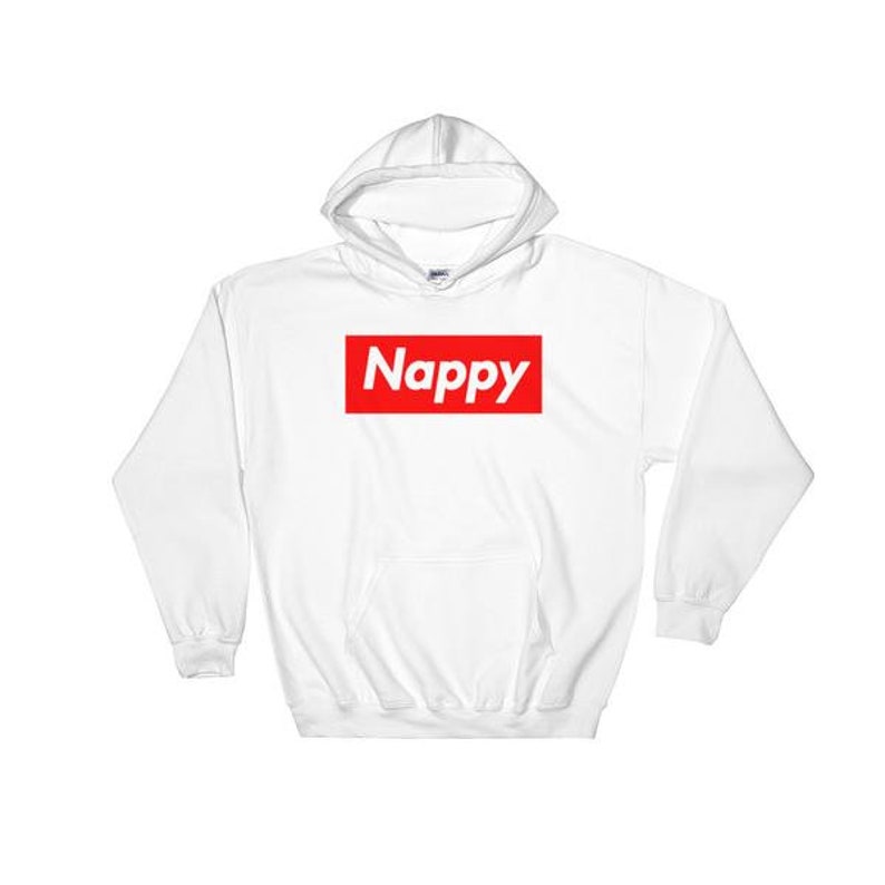 Sweatshirt Hoodie Nappy Supreme Style Etsy