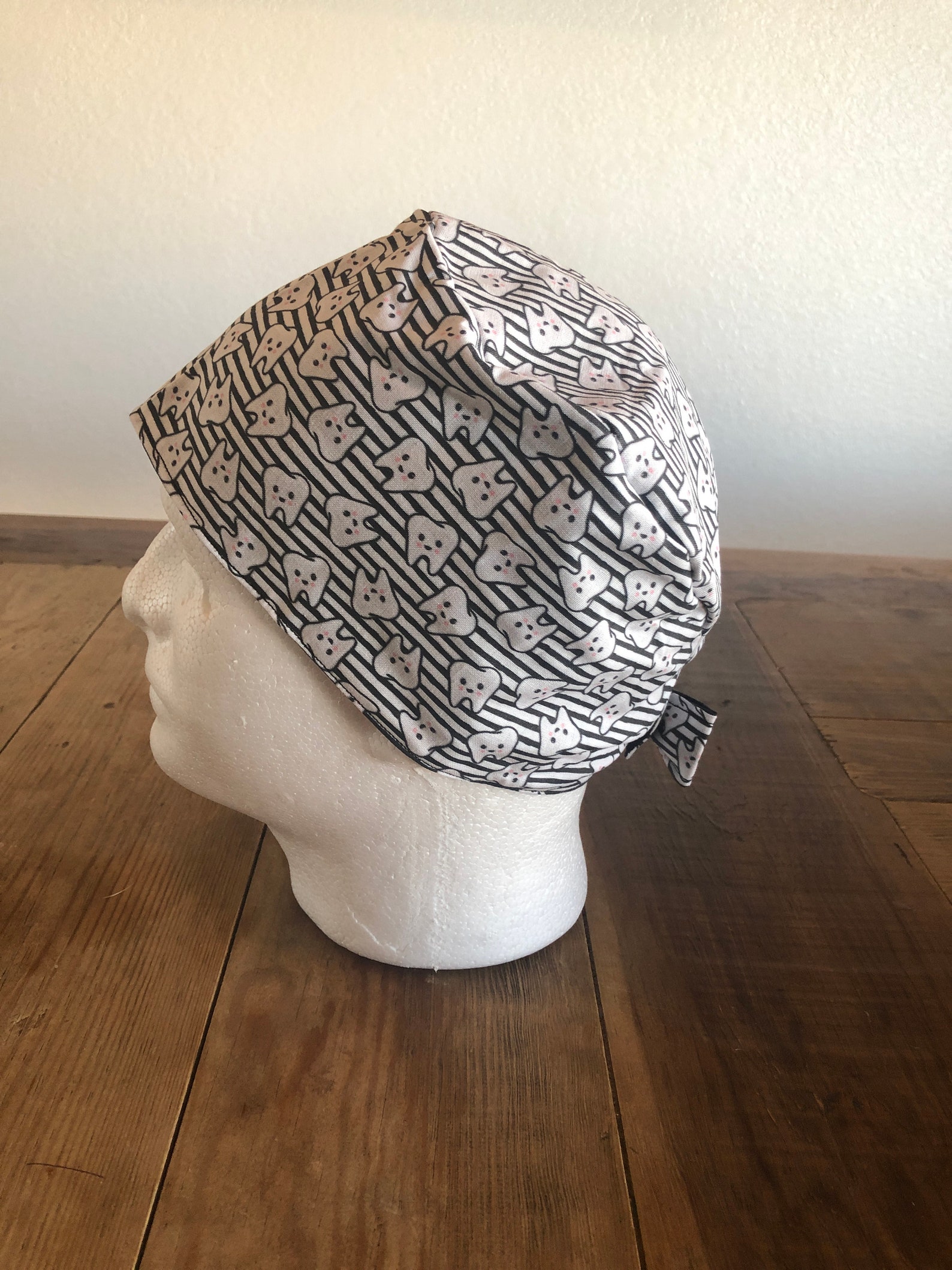 Teeth and Stripes Dental Scrub Cap Surgical Scrub Cap Etsy