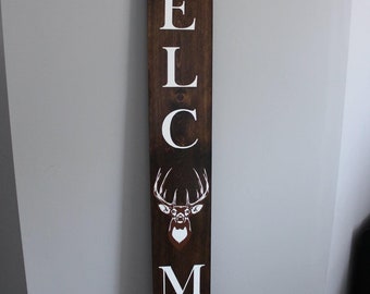 Deer Porch Sign Etsy