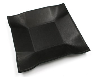 Key tray leather storage decorative tray hallway pocket emptying tray key tray leather tray decorative tray entrance area office apartment