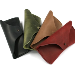 Estuche de cuero para gafas, estuche para gafas de lectura, estuche de almacenamiento, varios colores