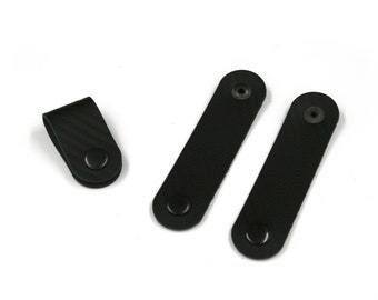 Carbon Cable Organizer Cable Management Headphone Cable Winder Snap Wrap