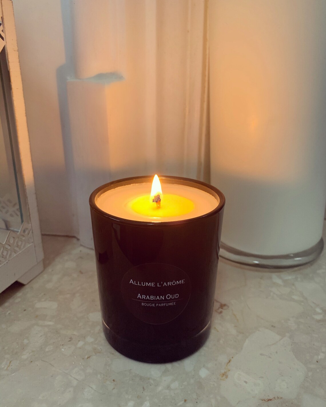 Arabian Oud Scented candles black or white jars180 gram Etsy