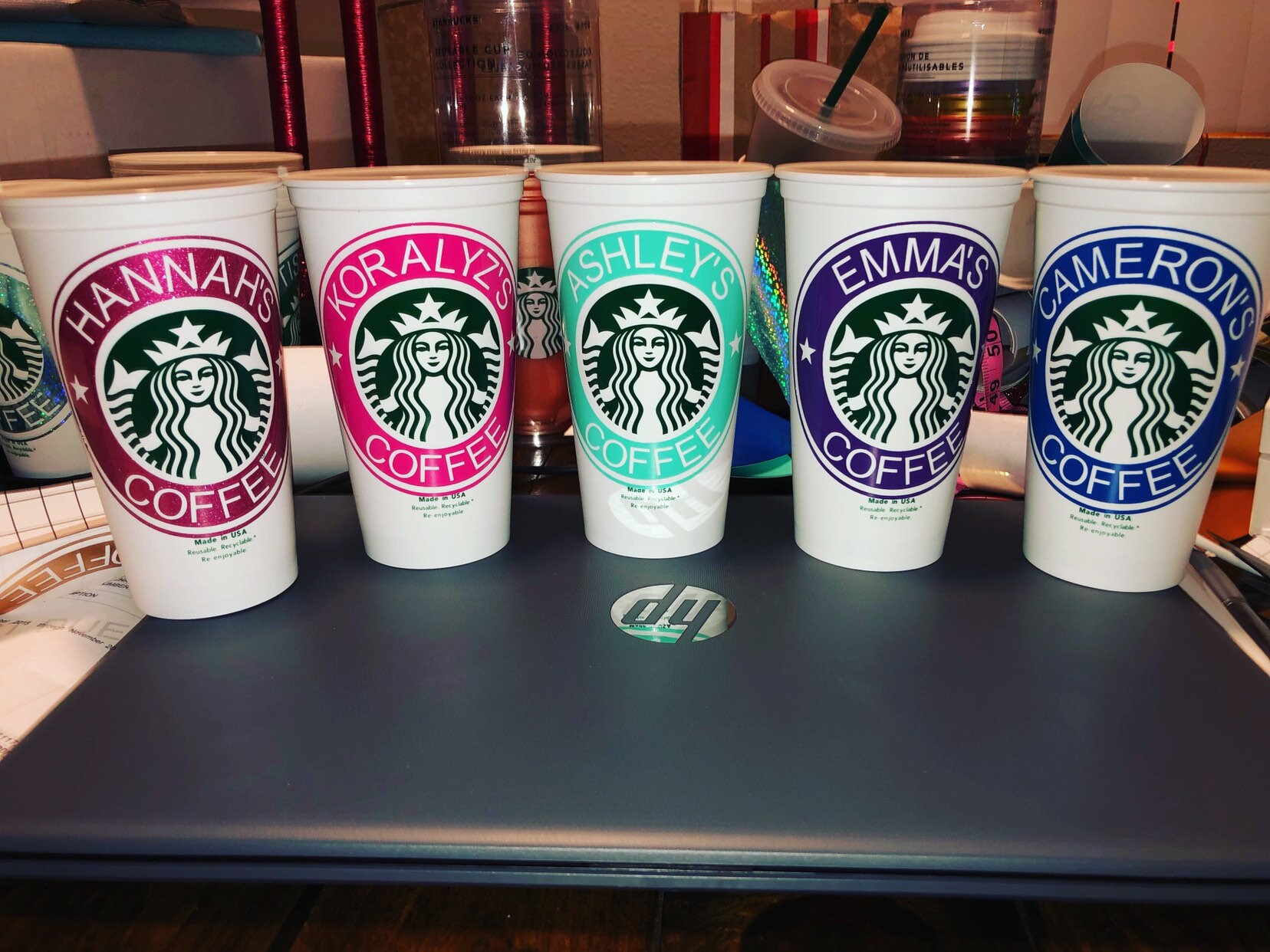 Starbucks Personalized Coffee Travel Mug 16 ounce Now with Etsy