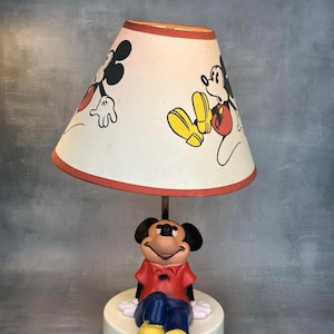 Mickey Mouse Walt Disney Productions  Table Lamp