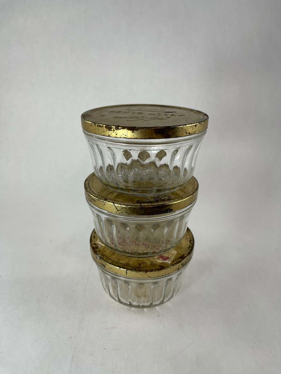 Vintage Kerr Jelly Glass Jars/ Set of Vintage Jelly Jars / Etsy