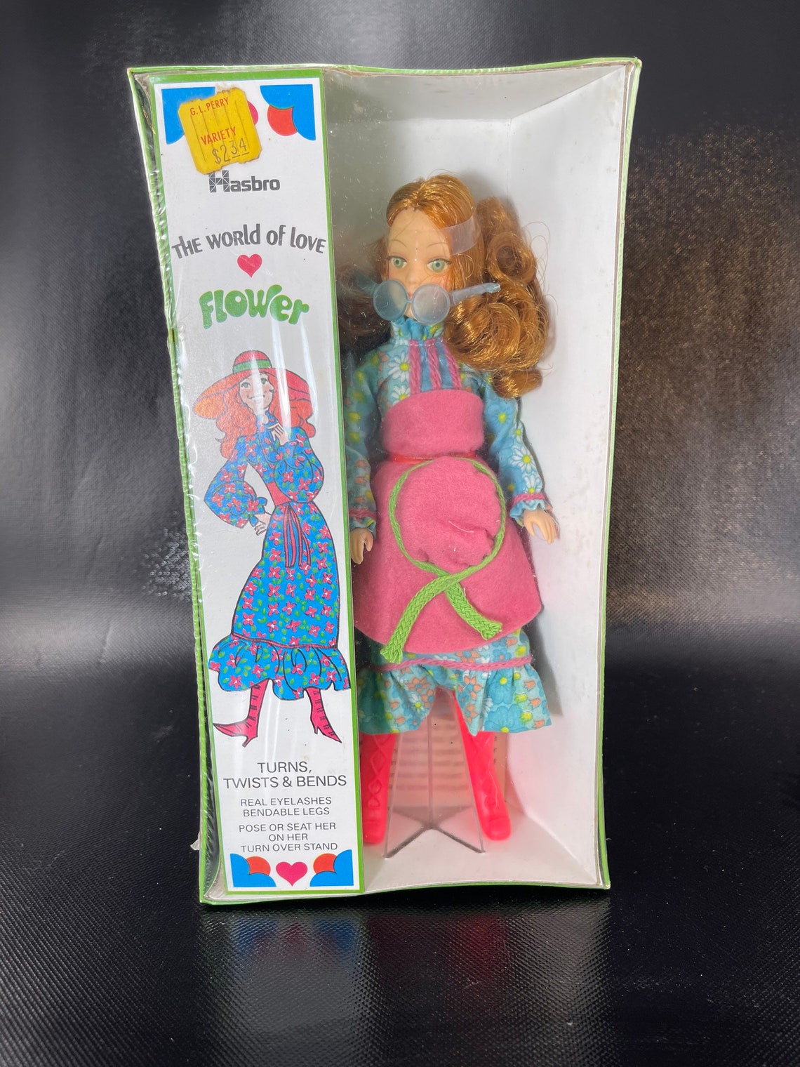 NRFB & MIP Vintage Hasbro 1971 World of Love Flower Doll All Etsy