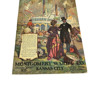 Vintage 1925-26 Montgomery Ward Fall & Winter Catalog