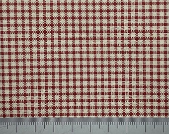 Cotton mini-print, great for small scale crafts, miniatures and patchworks.