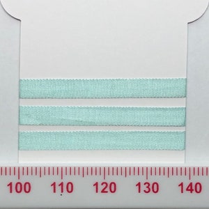 4mm Silk ribbon - Aqua - 5 metre length