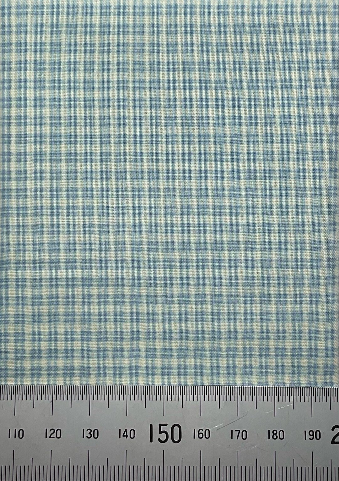 Blue Check Cotton Print, Great for Miniatures, Small Scale Crafts and ...