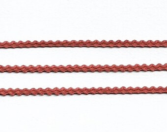 2mm Knobbly braid - Rust