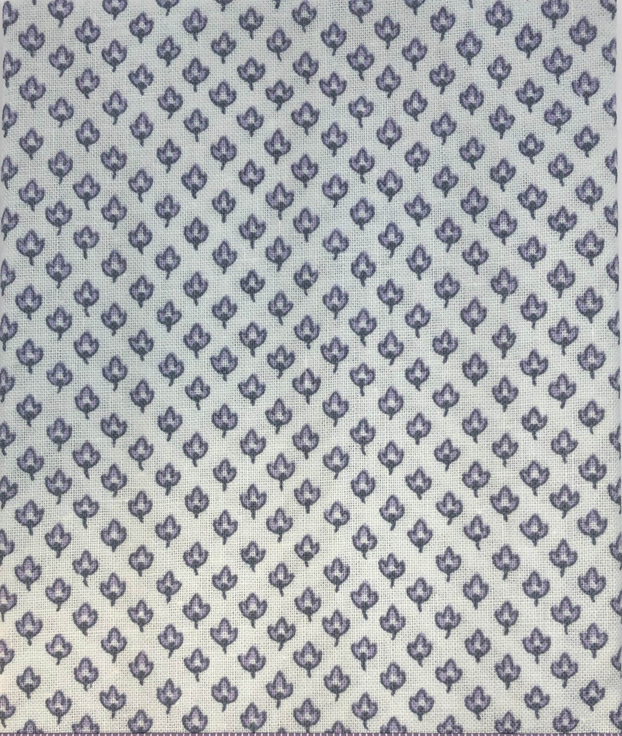 Blue Leaf on Blue Cotton Background. Perfect for 1/12th Scale Dolls ...